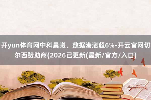 开yun体育网中科晨曦、数据港涨超6%-开云官网切尔西赞助商