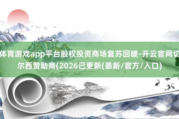 体育游戏app平台股权投资商场复苏回暖-开云官网切尔西赞助商
